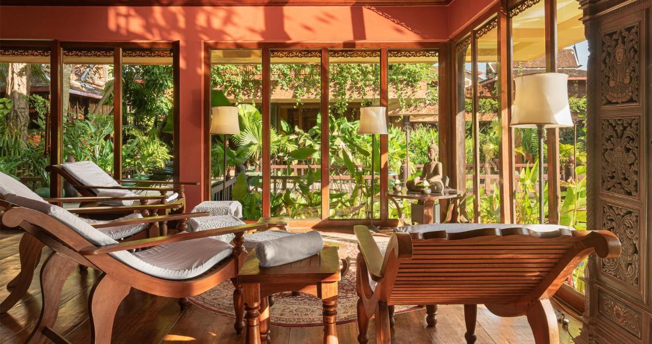 סיאם ריפ Angkor Village Hotel - Small Luxury Hotels Of The World מראה חיצוני תמונה The restaurant at the hotel